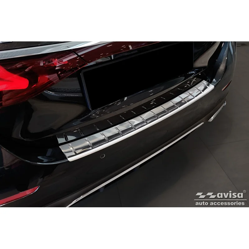 Avisa RVS Achterbumperprotector passend voor Mercedes E-Klasse W214 Sedan 2023- - Zilver
