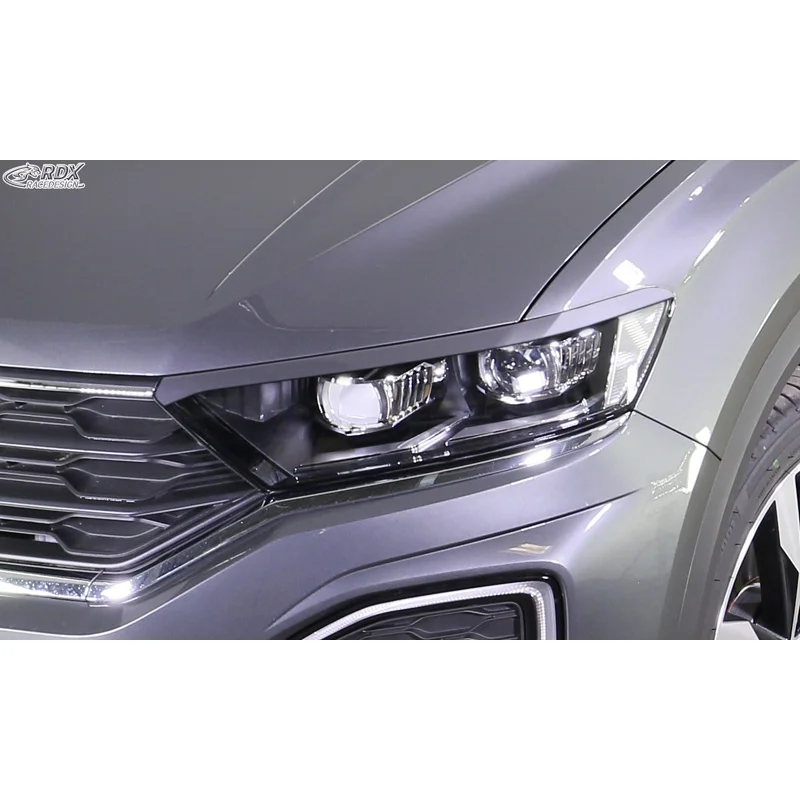 RDX Koplampspoilers passend voor Volkswagen T-Roc (A1) 2017-2021 (ABS)