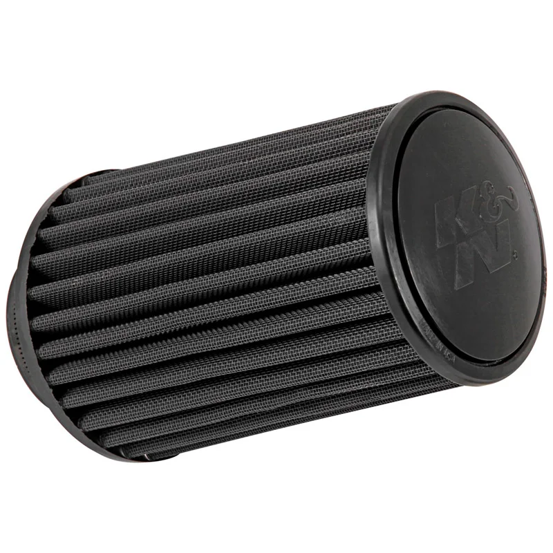 K&N Universeel Dryflow Zwart Luchtfilter Conisch 89mm aansluiting, 152mm onder, 133mm top, 222mm hoogte (RU-3105HBK)
