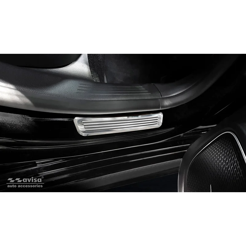 Avisa RVS Instaplijsten passend voor Mercedes CLS II Shooting Brake (X118) 2019-2025 2-delig (achterdeuren)