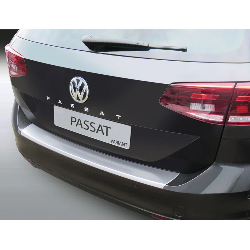 RGM ABS Achterbumper beschermlijst passend voor Volkswagen Passat (3G) Variant/Alltrack Facelift 2019- Zilver