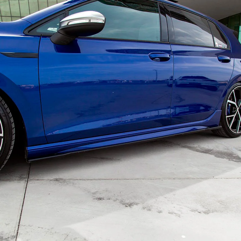 Oneway Set Sideskirts passend voor Volkswagen Golf VIII HB/Variant R 2020- – Glanzend zwart