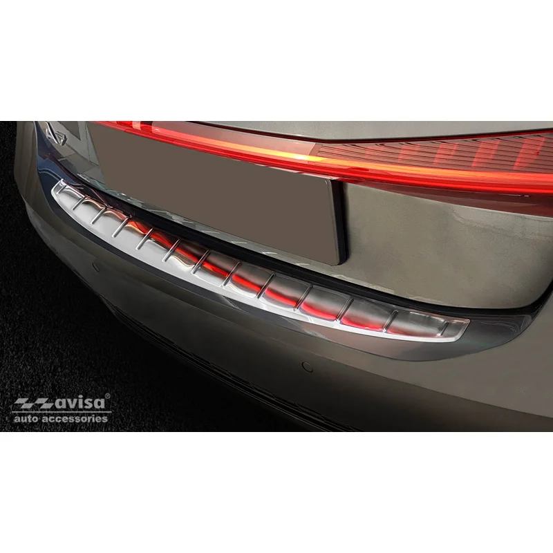 Avisa RVS Achterbumperprotector passend voor Audi A7 (C8) Sportback 2018- - Zilver