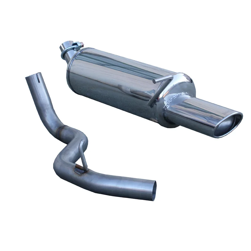 InoXcar 100% RVS Sportuitlaat passend voor Volkswagen Golf IV 1.6 8v (101pk) 1997- 120x80mm