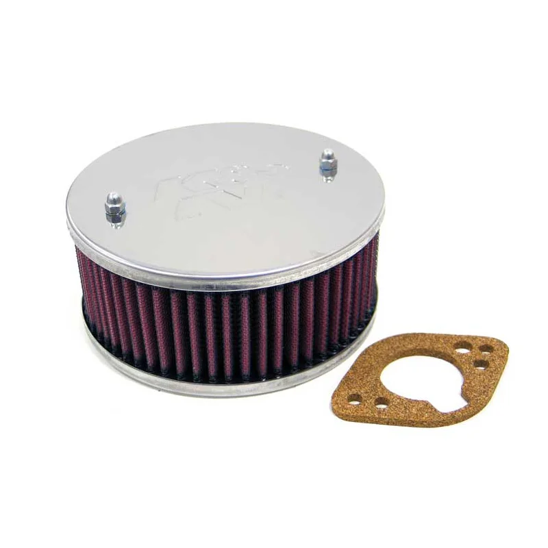 K&N carburateur luchtfilter rond passend voor Stromberg 150 CD, middengat, Montagehoogte 65mm (56-9154)
