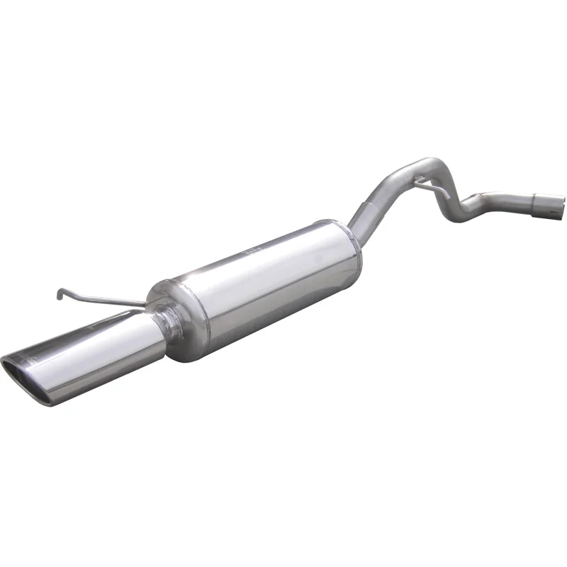 InoXcar 100% RVS Sportuitlaat passend voor Seat Leon 1M 1.9 TDi (110pk) 2000- 120x80mm