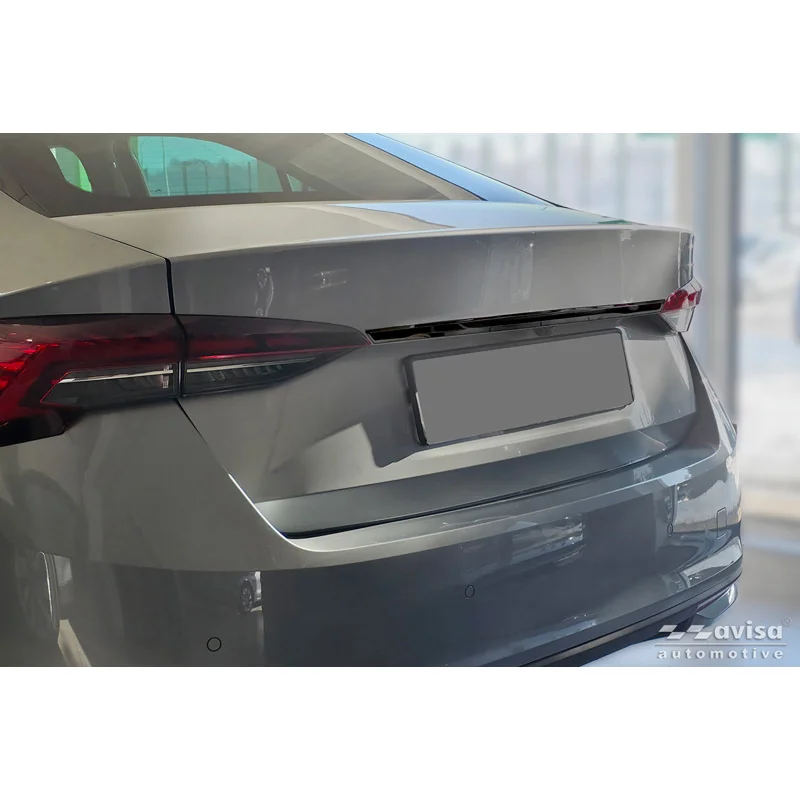 Avisa Zwart Chroom RVS Kofferbak Sierlijst passend voor Skoda Octavia IV Liftback (NX3) 2019-2024 & Facelift 2024-