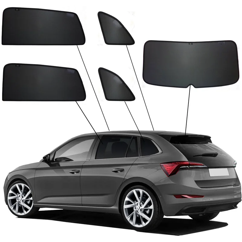 SunClip Zicht- & Zonwering passend voor Skoda Scala (NW) 2019-