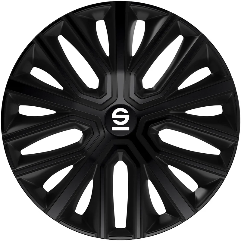 Sparco Wieldoppen Modena - 15-inch - Zwart - Set van 4 stuks