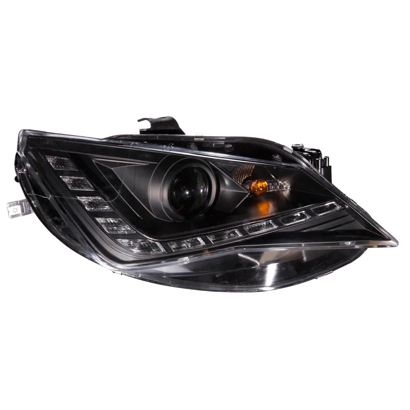 AutoStyle Set Koplampen incl. DRL passend voor Seat Ibiza 6J 3/5-deurs 2013- – Zwart
