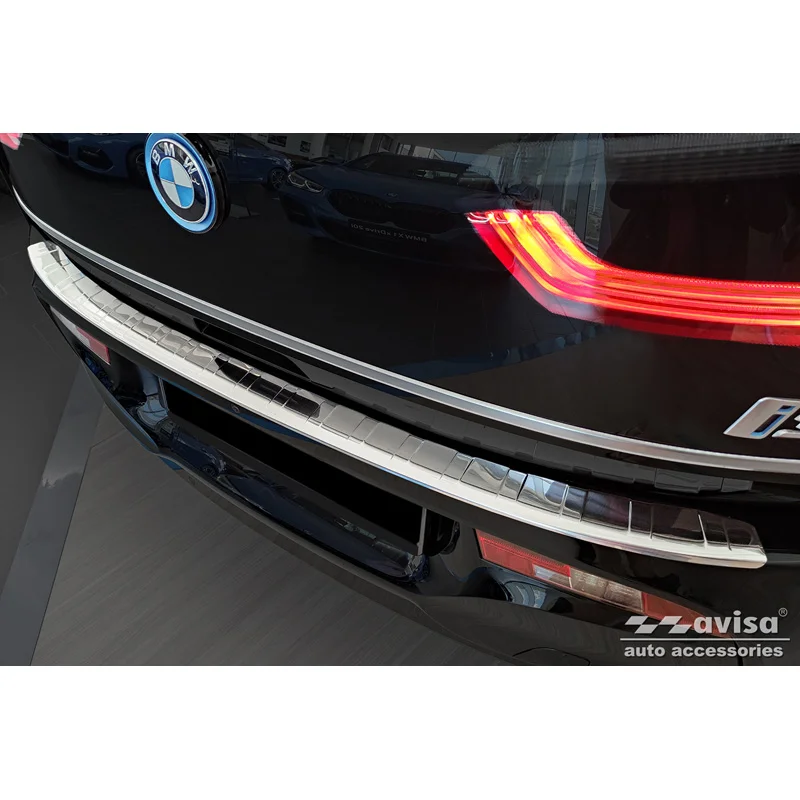 Avisa RVS Achterbumperprotector passend voor BMW i3 (i01) 2013-2017 & FL 2017-2022 - Zilver