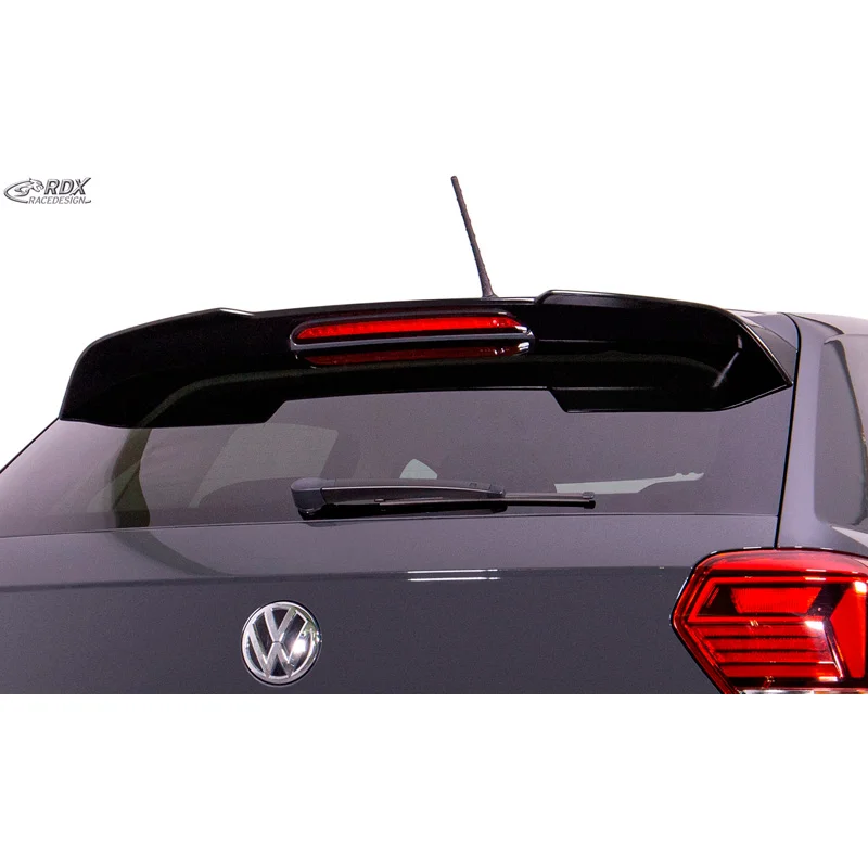 RDX Dakspoiler passend voor Volkswagen Polo VI 2017- (excl. GTI & R-Line) (PU)