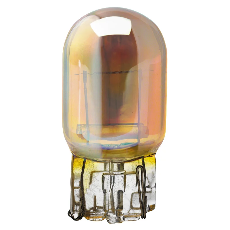 AutoStyle T-20 (WY21W) Lampen 21W/12V Amber ChroomCoated Amber, set à 2 stuks