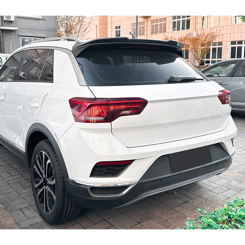 AutoStyle Dakspoiler passend voor Volkswagen T-Roc (A11) 2017- (ABS Glanzend zwart)