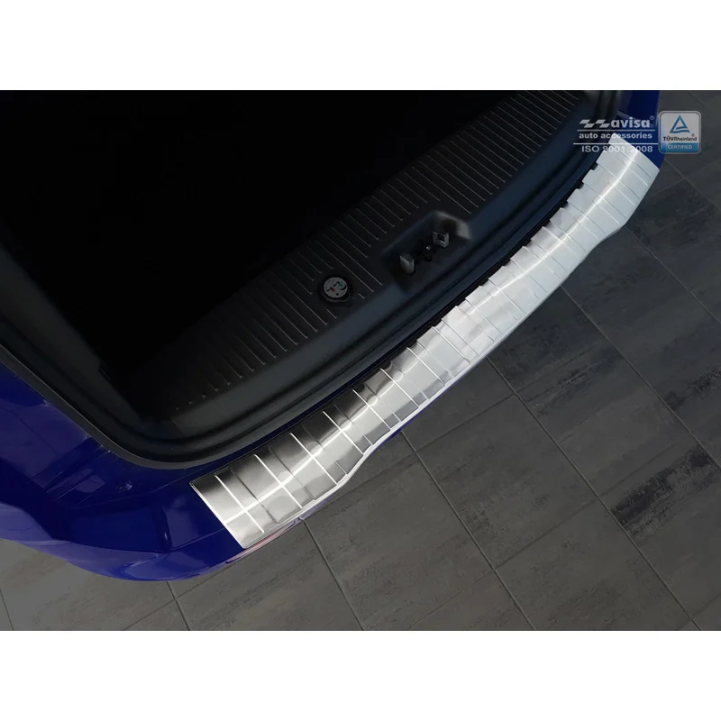 Avisa RVS Achterbumperprotector passend voor Ford Tourneo Courier/Transit Courier 2014- - Zilver