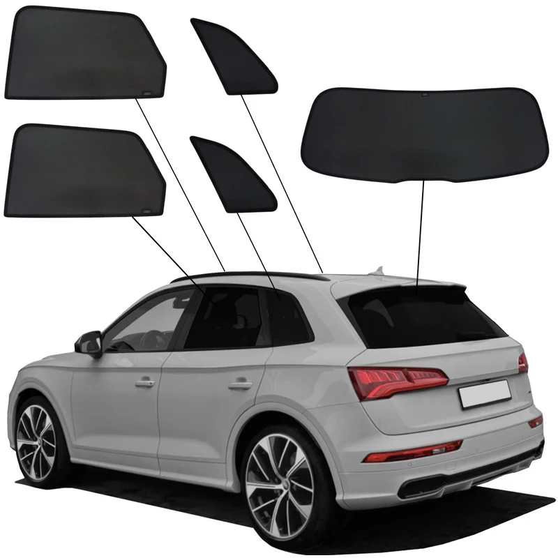 SunClip Zicht- & Zonwering passend voor Audi Q5 (FY) 2017-2025 excl. Sportback
