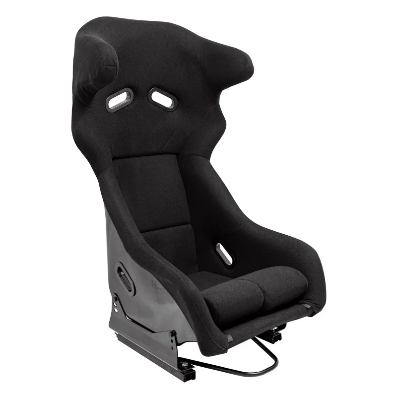 AutoStyle Sportstoel ‘FS’ – Zwart – Vaste polyester rugleuning – incl. sledes