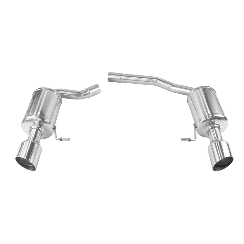 InoXcar 100% RVS Dubbele Sportuitlaat passend voor Audi A5 2.7TDi (190pk) Quattro 2007-2011 Links/Rechts 102mm Racing