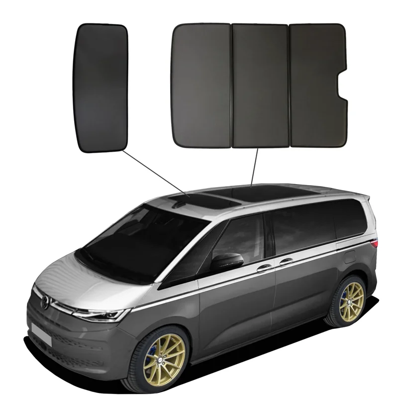 SunClip Panoramadak Zonwering passend voor Volkswagen Multivan T7 2021-