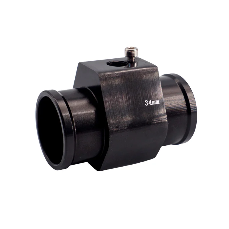Simoni Racing Watertemperatuursensor Fitting – Zwart geanodiseerd aluminium – Ø34mm