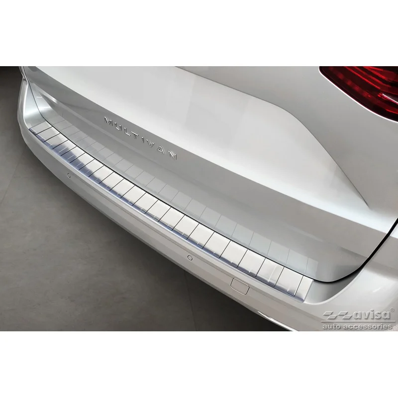 Avisa RVS Achterbumperprotector passend voor Volkswagen Multivan T7 2021- - - Zilver