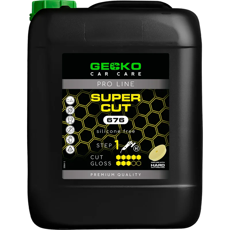 Gecko Pro Super Cut 676 Stap 1 – 5 liter (siliconenvrij)