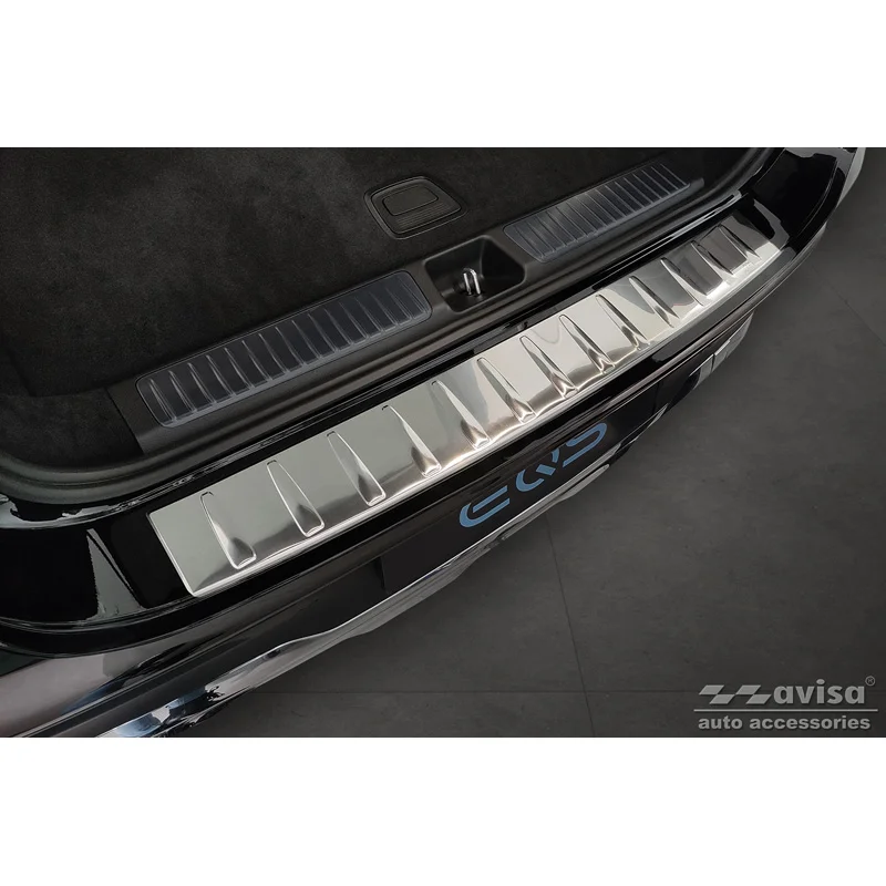 Avisa RVS Achterbumperprotector passend voor Mercedes EQS SUV (X296) 2022- - Zilver