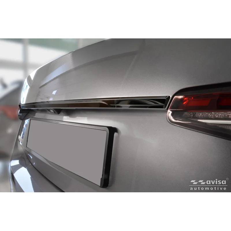 Avisa Zwart Chroom RVS Kofferbak Sierlijst passend voor Skoda Superb IV Liftback (NZ3) 2024-