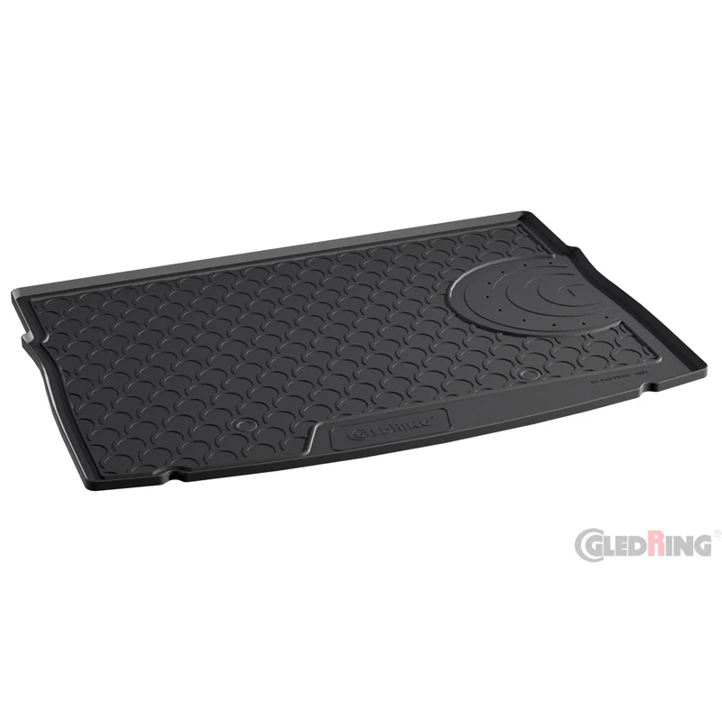 Gledring Rubbasol (Rubber) Kofferbakmat passend voor Volkswagen Golf VII HB 3/5-deurs 2012-2019 incl. e-Golf (Hoge variabele laadvloer)