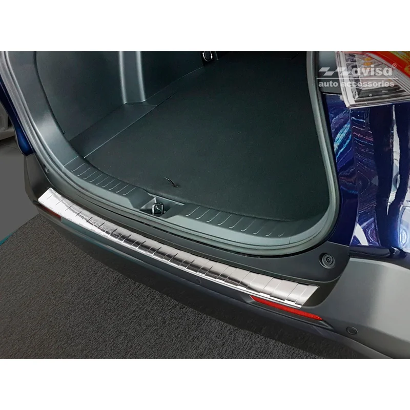 Avisa RVS Achterbumperprotector passend voor Toyota RAV4 (5th Gen) 2018- & Suzuki Across 2020- - Zilver