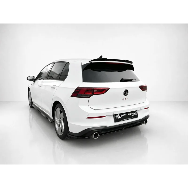 Motordrome Achterbumperskirts Hoeken passend voor Volkswagen Golf VIII (CD1) GTI 2020- (ABS)