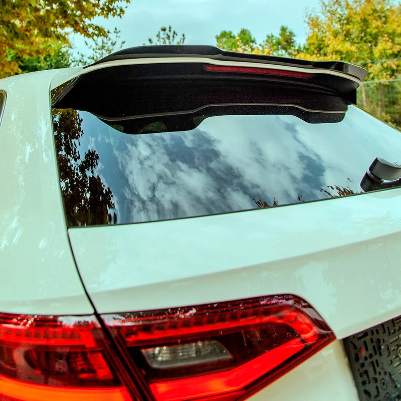 Oneway Dakspoiler (Cap) passend voor Audi A3 (8V) Sportback S-Line/S3 2012-2016 & Facelift 2016-2020 – Glanzend zwart