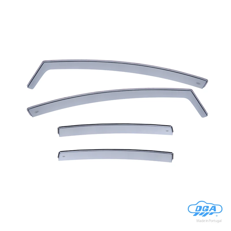 DGA Zijwindschermenset passend voor Seat Leon II (1P) 2005-2012 (4-delig)