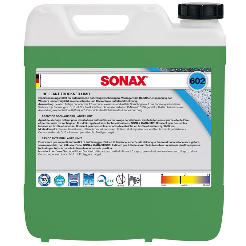 Sonax 602.600 Limit Briljantdroger 10-Liter