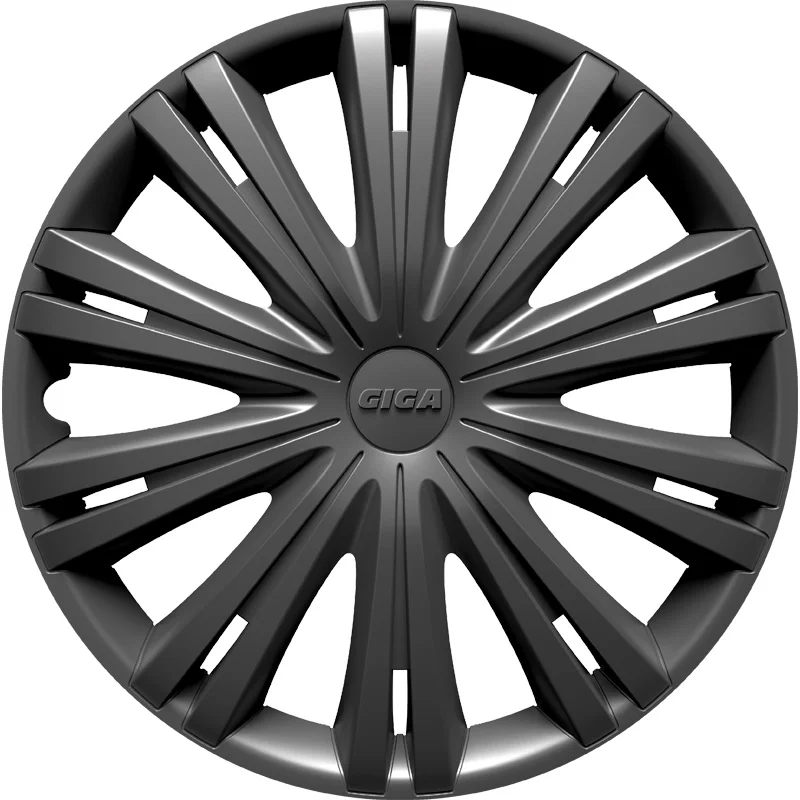 AutoStyle 4-Delige Wieldoppenset Giga 14-inch gun-metal