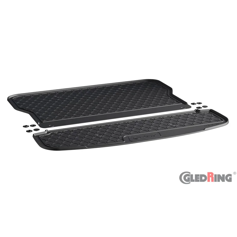 Gledring Rubbasol (Rubber) Kofferbakmat passend voor Forthing U-Tour 2023- (7-personen) excl. Hybrid