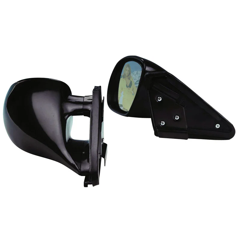 AutoStyle Set universele sportspiegels 'K3' zwart (electrische verstelling 4-draads)