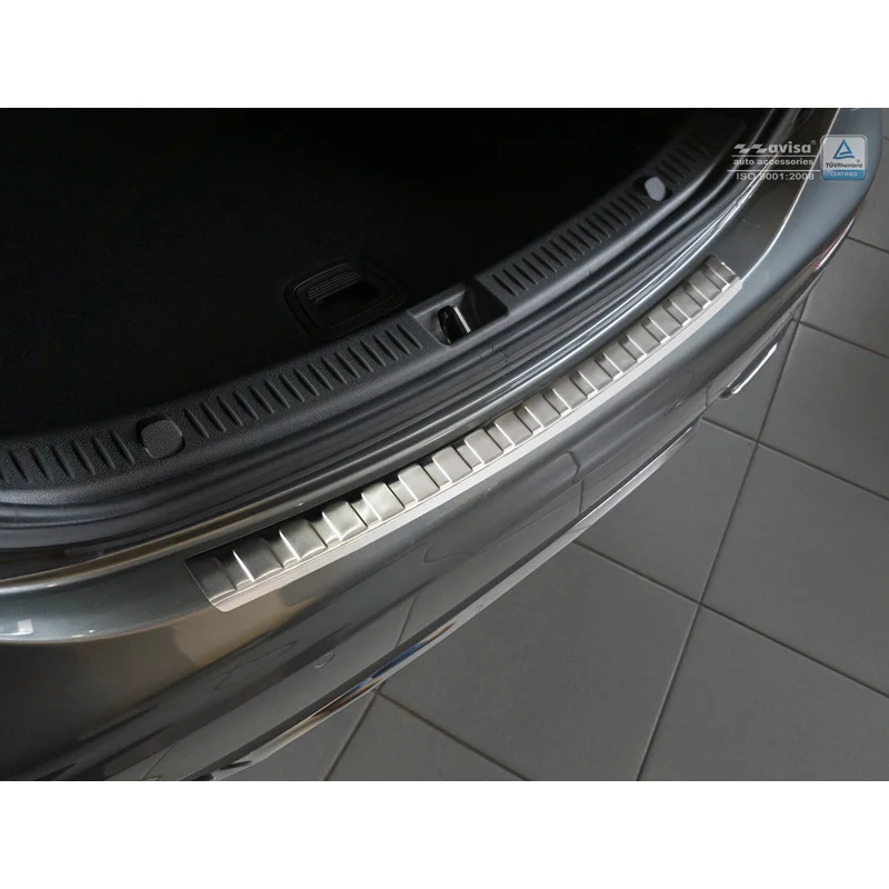 Avisa RVS Achterbumperprotector passend voor Mercedes E-Klasse W213 Sedan 2016-2020 & FL 2020-2023 - Zilver
