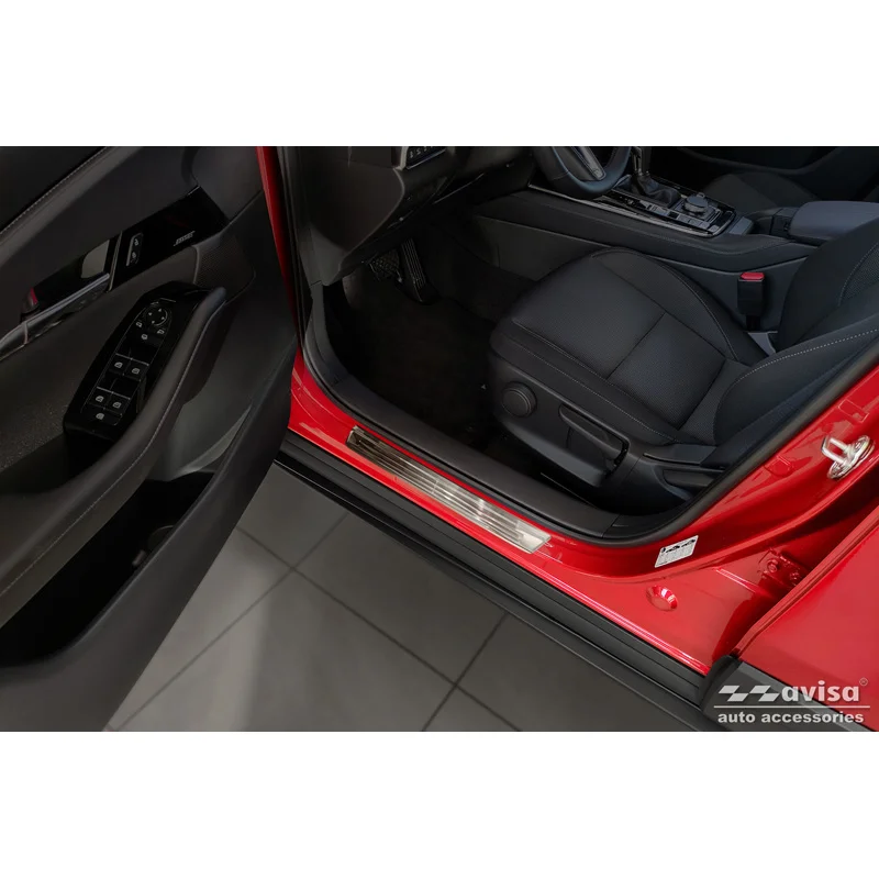 Avisa RVS Instaplijsten passend voor Mazda CX-30 2019- - 'Lines' - 4-delig