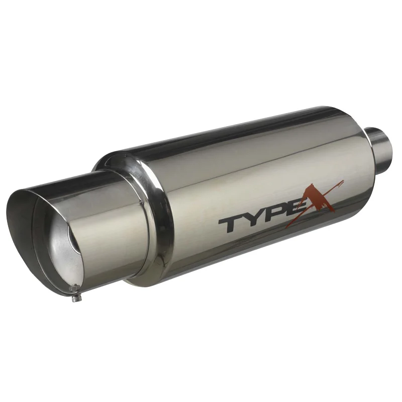 AutoStyle Sportuitlaat Universeel Type X Racing ‘DualSound’ – Ø150mm – Angle Tip
