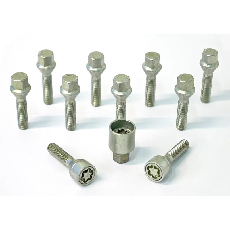 H&R Wielboutenset konisch M12x1.50 – Lengte 50mm – 10 stuks – incl. wielsloten