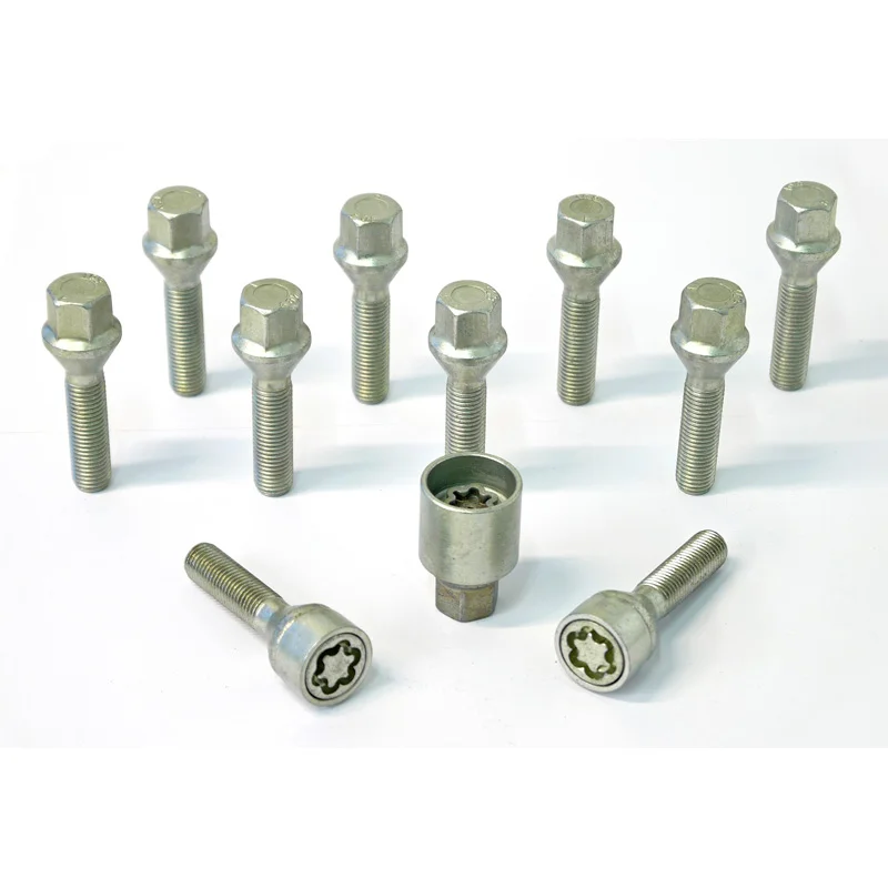 H&R Wielboutenset konisch M12x1.50 – Lengte 38mm – 10 stuks – incl. wielsloten