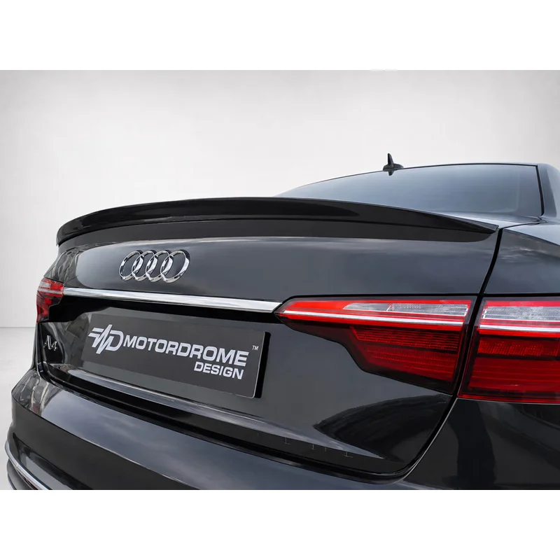 Motordrome Achterspoilerlip passend voor Audi A4 B9 Sedan 2015-2024 (PU)