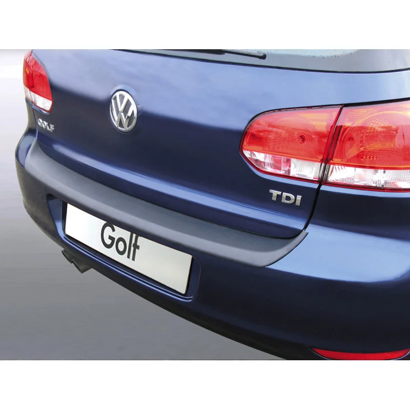 RGM ABS Achterbumper beschermlijst passend voor Volkswagen Golf VI 2008-2012 Zwart