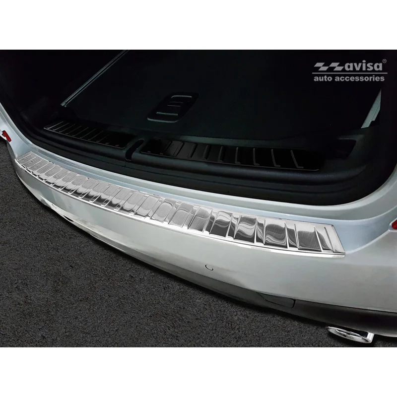 Avisa RVS Achterbumperprotector passend voor BMW X3 (G01) 2017-2021 & FL 2021-2024 met M-Pakket incl. M Competition 2019-2021 - Zilver