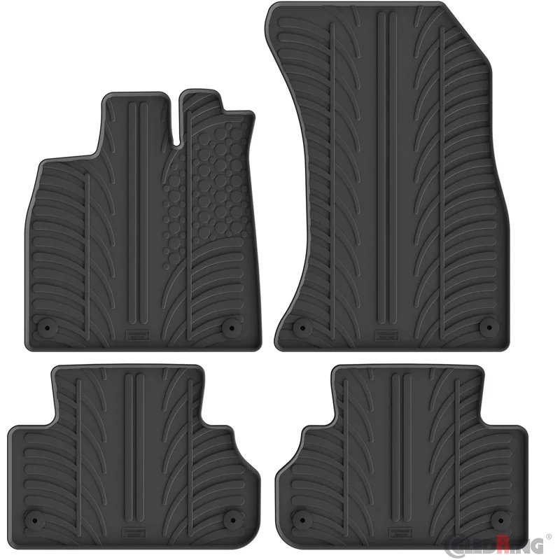 Gledring Rubbermatten passend voor Audi Q5 2017-2024 incl. Sportback (T profiel 4-delig + montageclips)