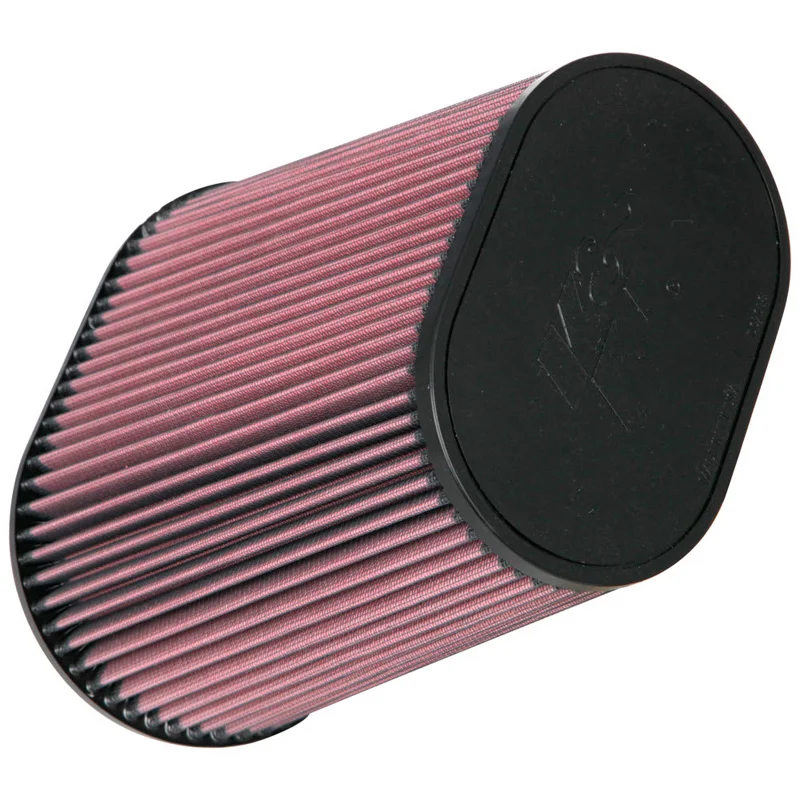 K&N Universeel Luchtfilter Ovaal/Konisch 114mm aansluiting, 235mm x 159mm onder, 178mm x 114mm top, 254mm hoogte (RU-1024)
