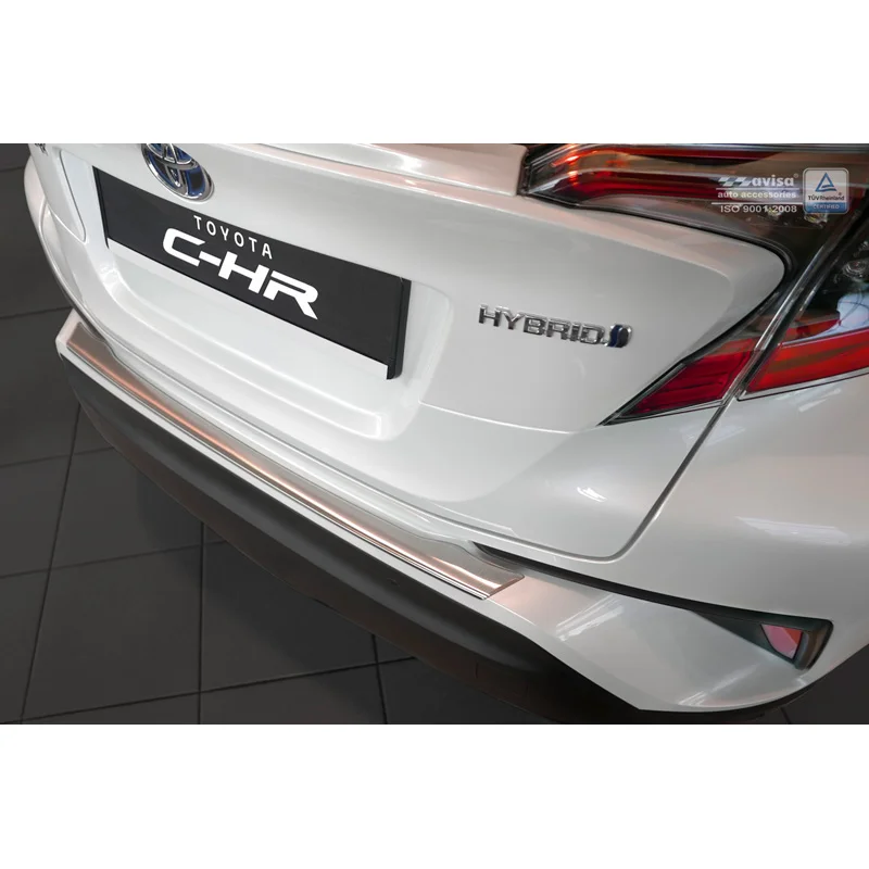 Avisa RVS Achterbumperprotector passend voor Toyota C-HR 2016-2019 & Facelift 2019-2023 - Zilver