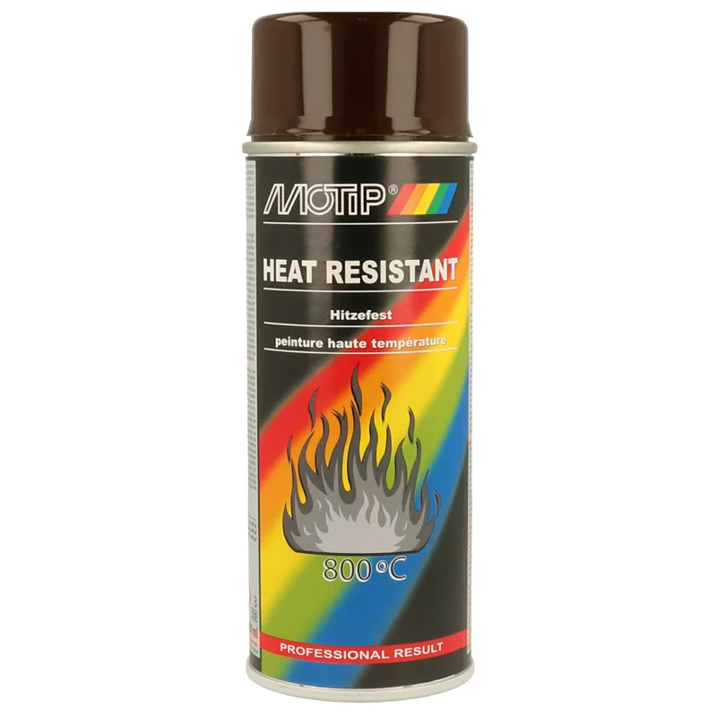 Motip Hittebestendige Lak - Bruin - 400ml