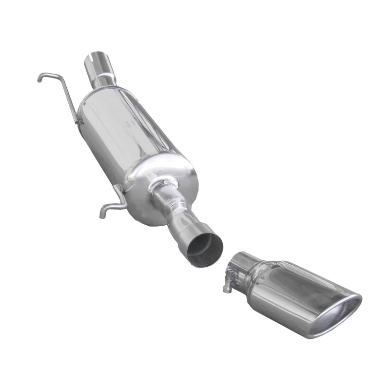 InoXcar 100% RVS Sportuitlaat passend voor Audi A4 B5 1.6 (101pk) 1994-1999 120x80mm